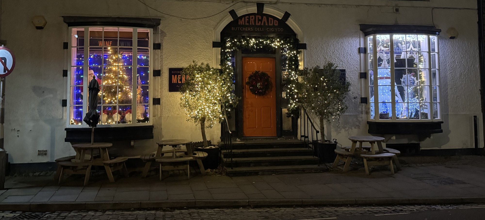 Mercado shopfront on Castle Street, Beaumaris